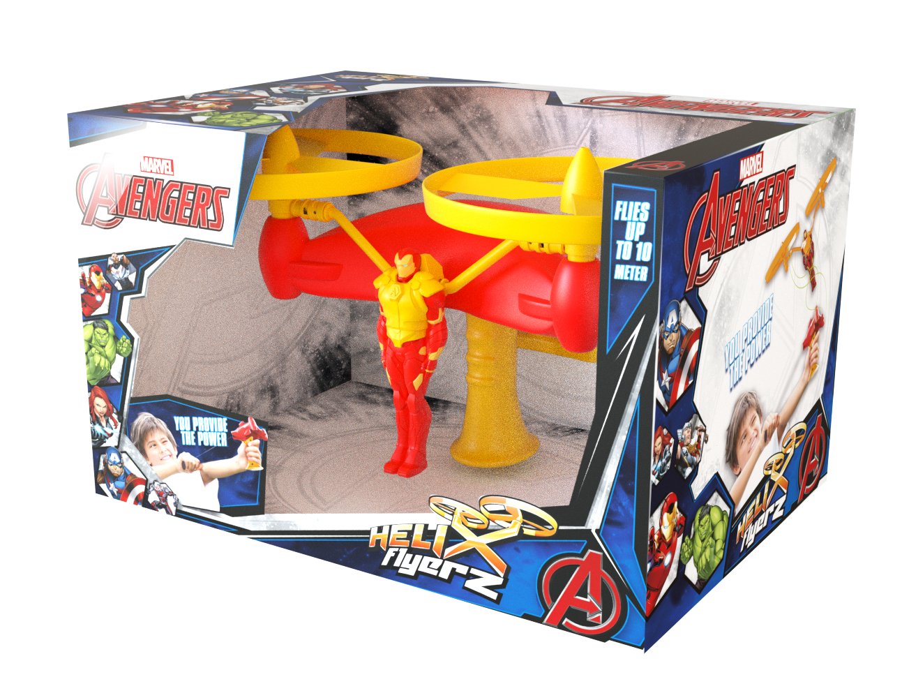 MARVEL IRON MAN HELIX FLYERZ