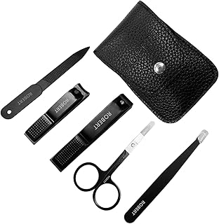 Tagliaunghie Set Professionali in Acciaio Inossidabile, Professionale Manicure & Pedicure Set Pedicure e Ritocco,per Mani,Piedi per Cura Personale (1 set)