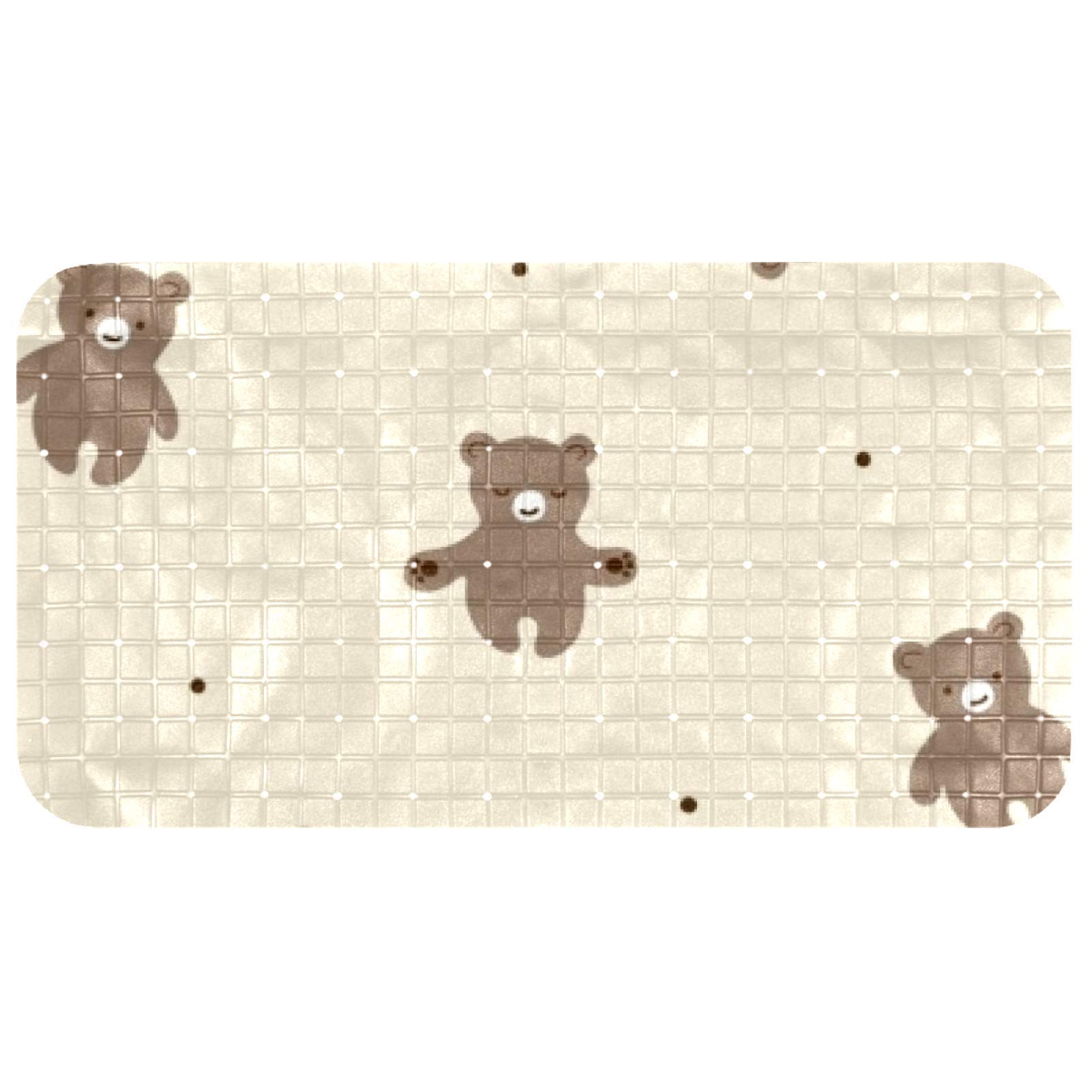 Tapis de bain pour bébé en PVC 27 x 35 cm sécurise l'eau du bain