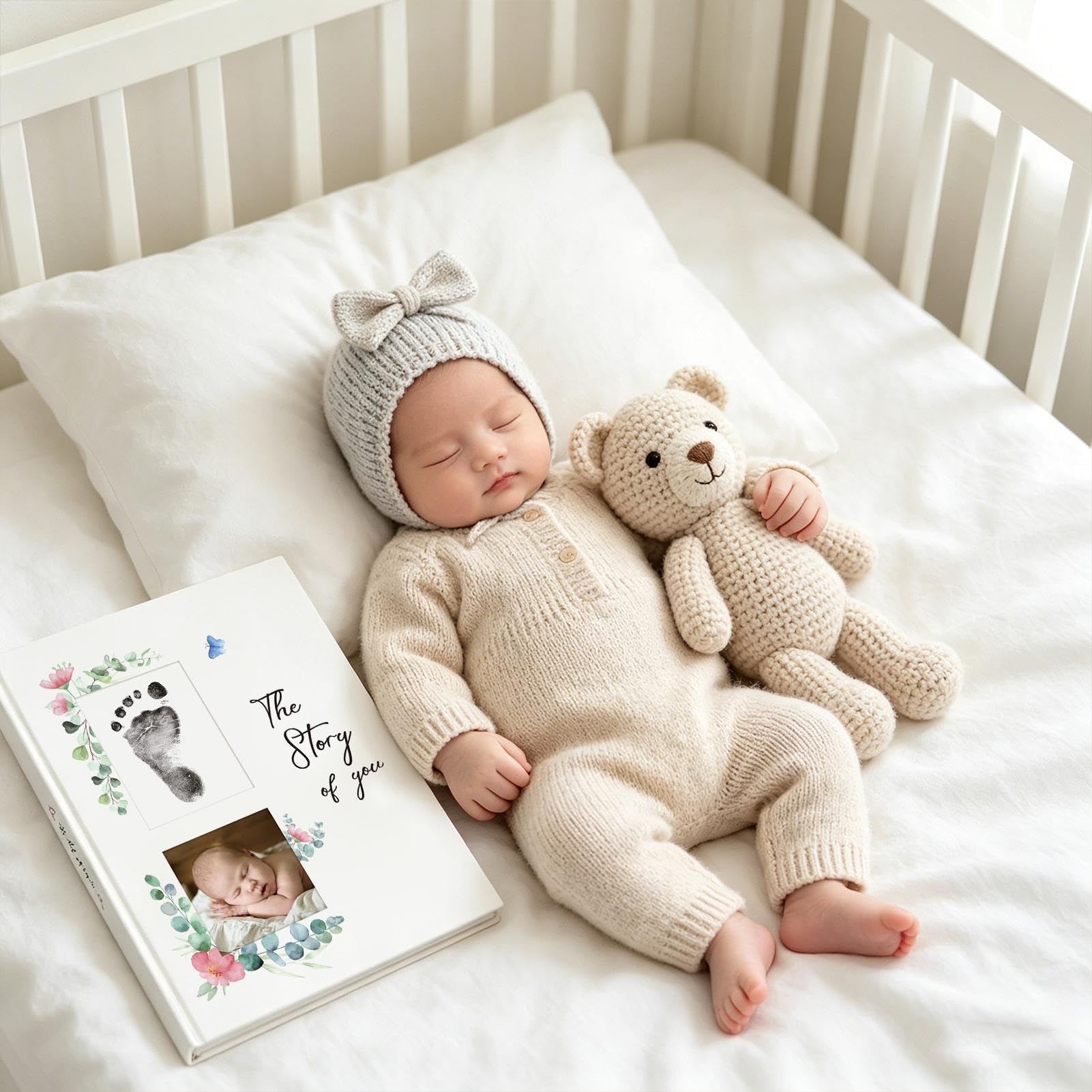 Libro per bambini ricordo record gravidanza decorazione casa | Album fotografico di famiglia per Capodanno, gravidanza, nascita, crescita, casa, vacanze, feste, vacanze