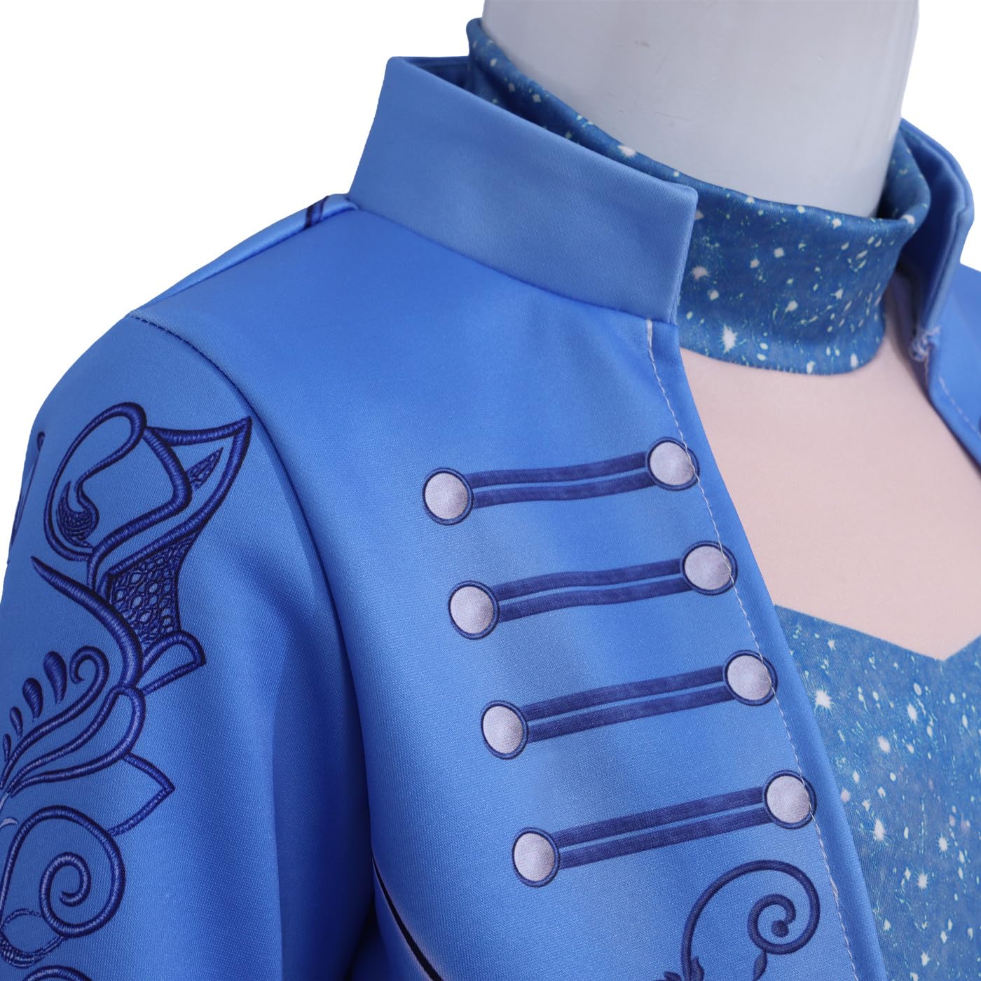 Bambina Cosplay Chloe Costume Set 4 Pezzi per Halloween Festa
