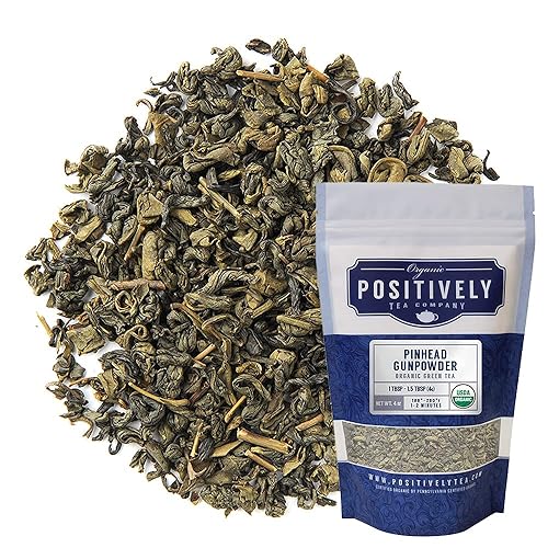 Miniatura 9 de Organic Positively Tea Company, Mandarina verde, té verde, hoja suelta, 16 onzas