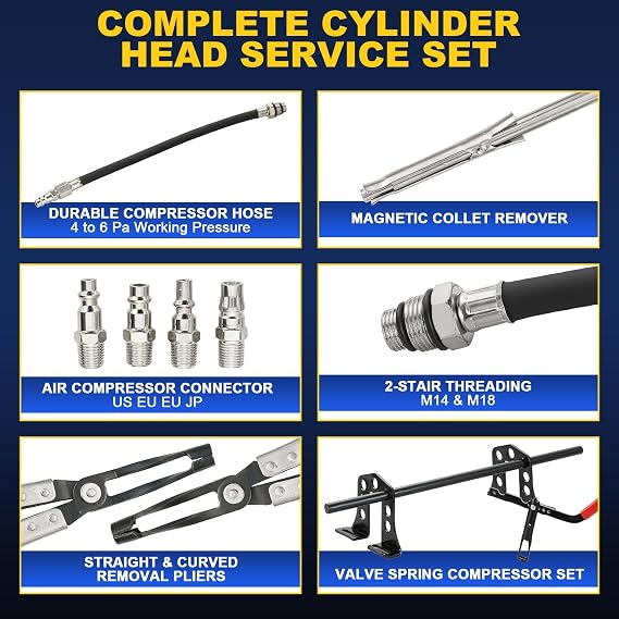 DASBET Universal Overhead Engine Valve Spring Remover and Installer