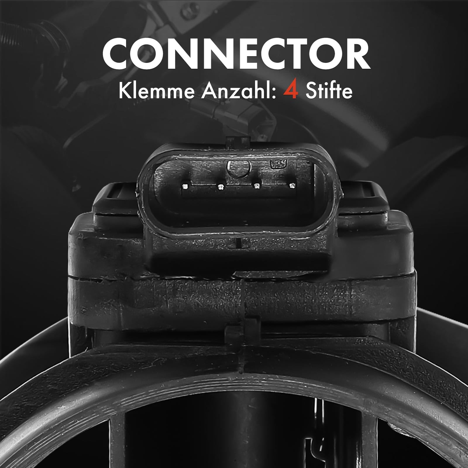 Frankberg Sensore aria di aspirazione 4-Poli Compatibile con GLK-Class X204 Classe E T-Model S212 Classe E W212 Classe C T-Model S204 Sprinter 3 5-T Pianale/Telaio B906 Replace# 5S15812