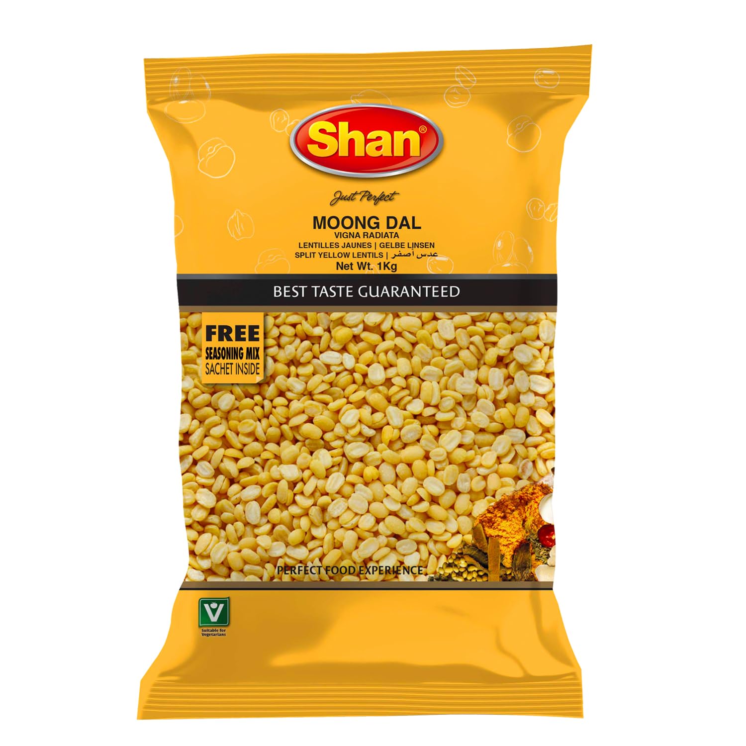 Shan Moong Dal Pouch 1 kg