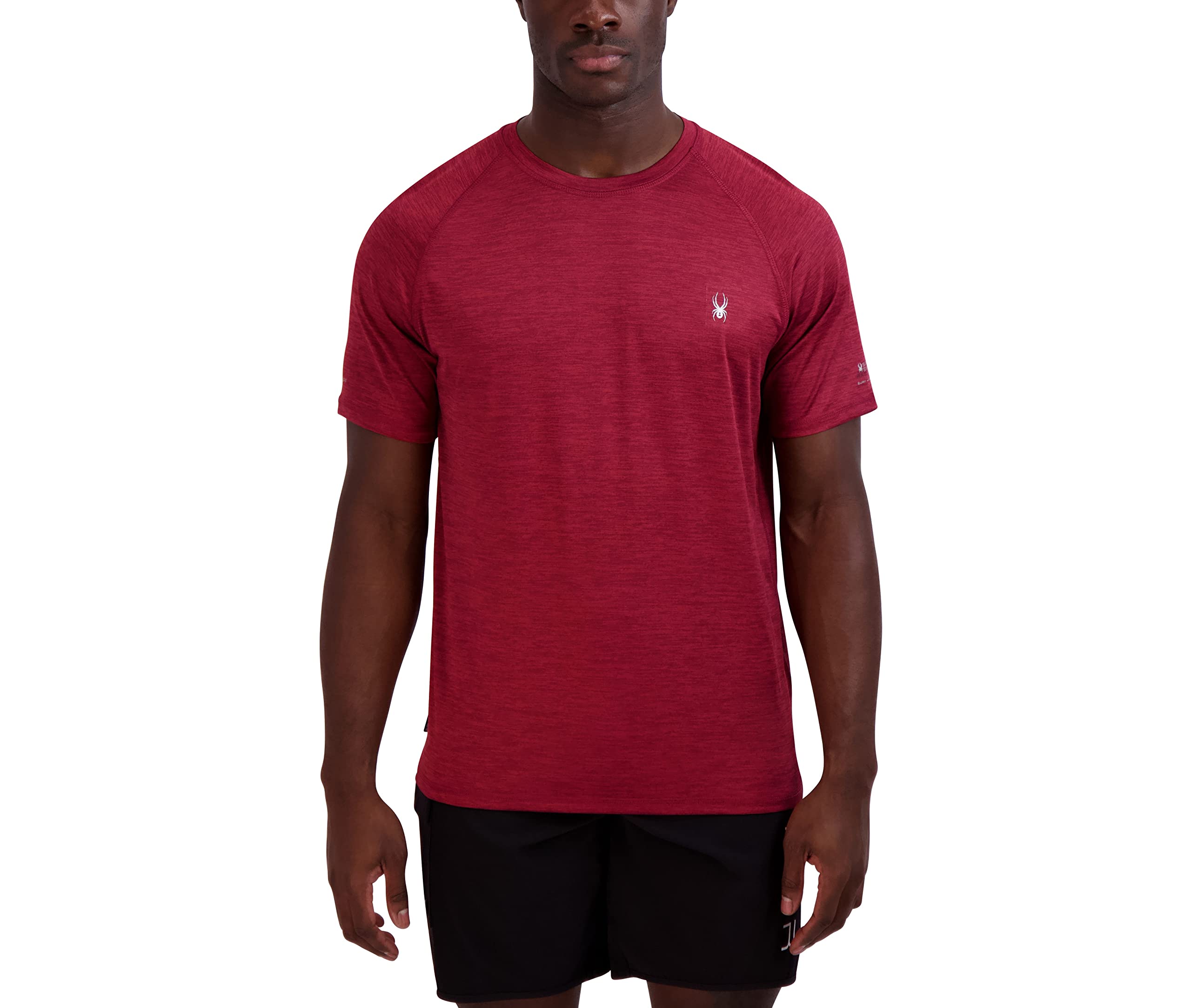 SpyderMen's Short Sleeve Rashguard – UPF+, Quick-Dry, Swim Shirt, Surfing, Hiking, Workout