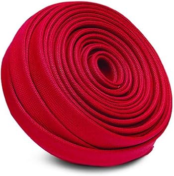 Heatshield Products 203121 HP Color Heat Sleeve Red 5/16" - 7/16" ID x 25 Adjustable Heat Shield Sleeve