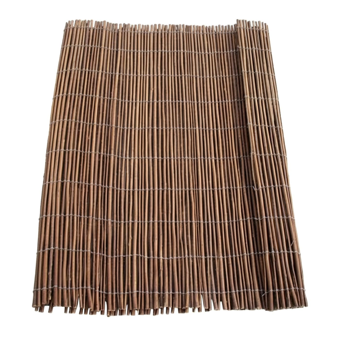 KK-TECH Natural Willow Fence Screening Roll, Garden Privacy Screen and Wooden Fence Covering for Balcony, Patio and Outdoor Areas, Flexible Willow Screening (H: 1.8M x L: 4M)