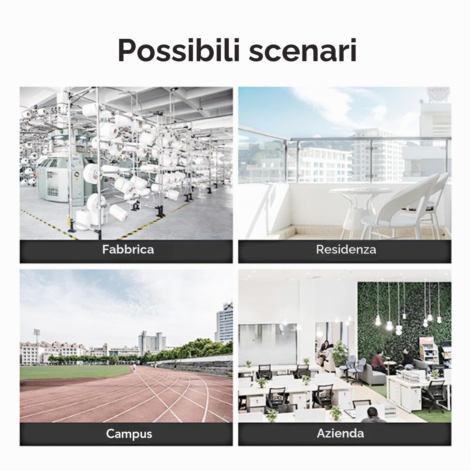 Sirena con Timer a Ciclo Industriale, Presa UE 220 V, Allarme Sonoro Temporizzato, Custodia in ABS per la Lavorazione degli Alimenti