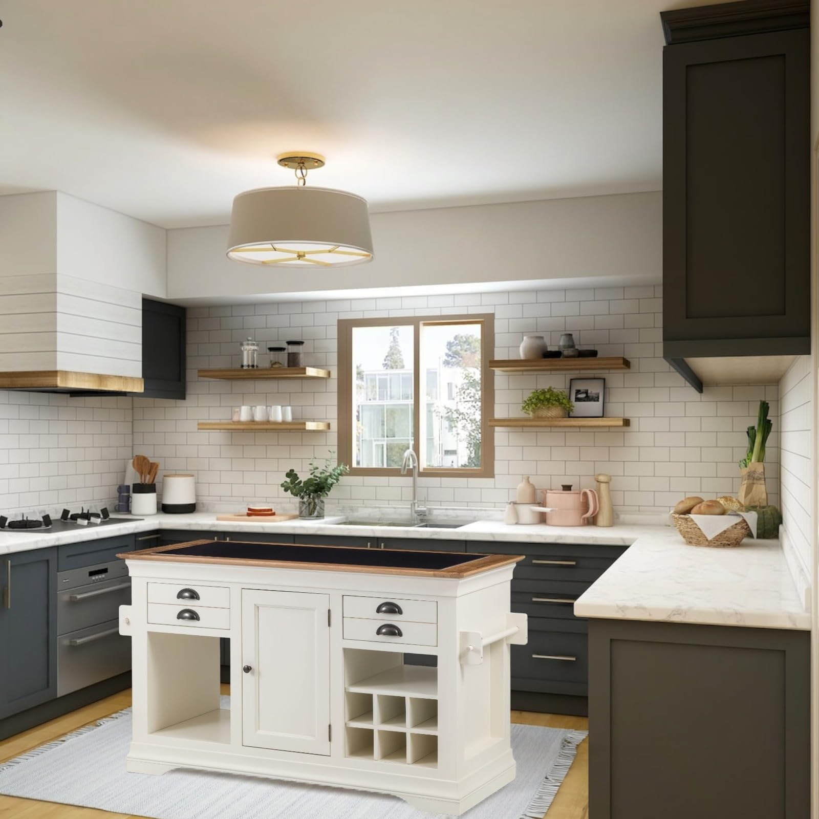 Cream Kitchens With Islands 13 Cream Colored Kitchen Cabinets Ideas