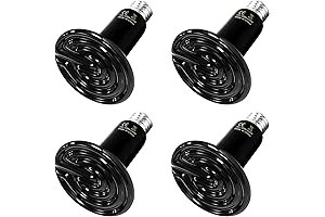 HealSmart Ceramic Infrared Reptile Heat Emitter Bulb | Durable and Long Lasting...