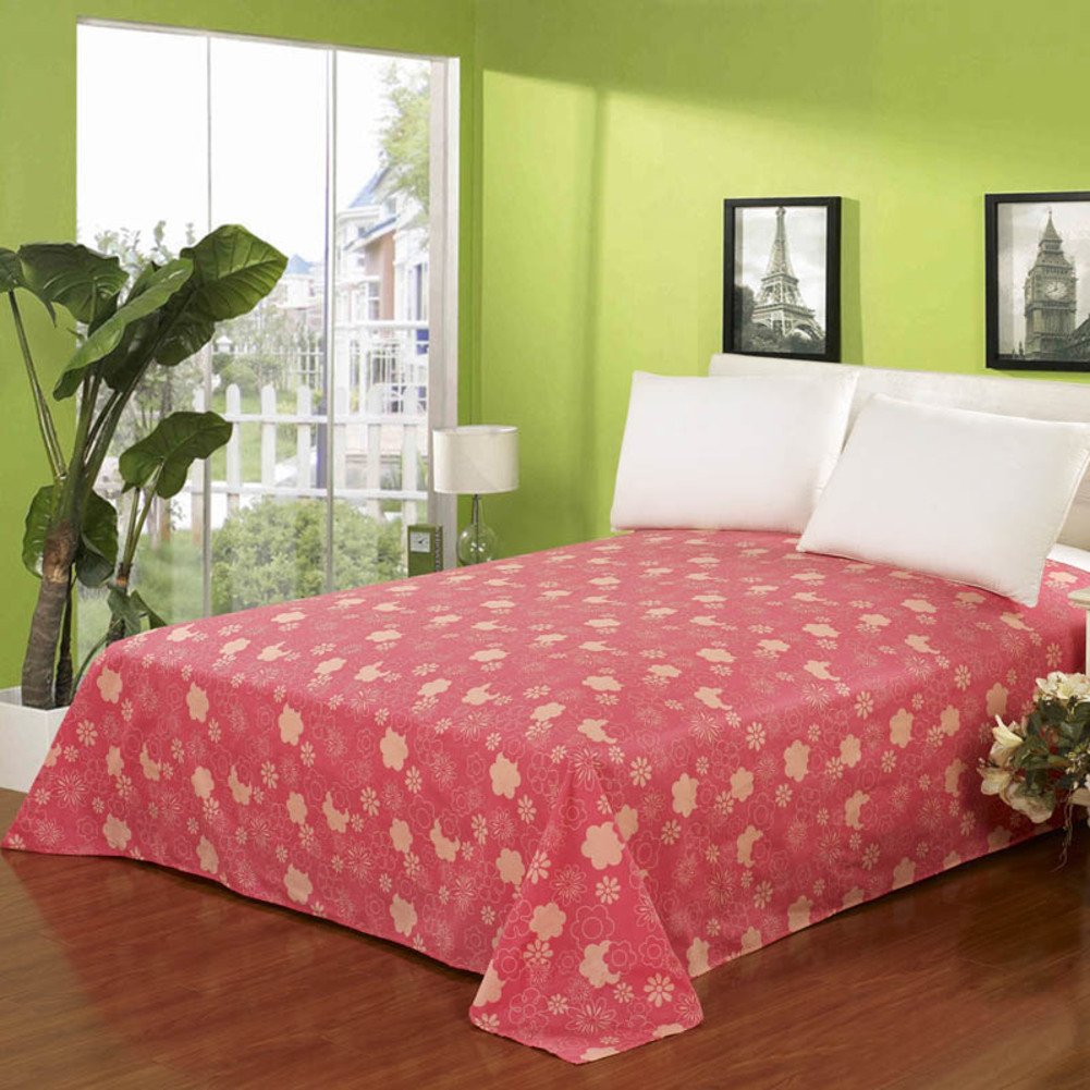 Drap en coton haut de gamme 230x250cm au tissage serré et finitions soignées