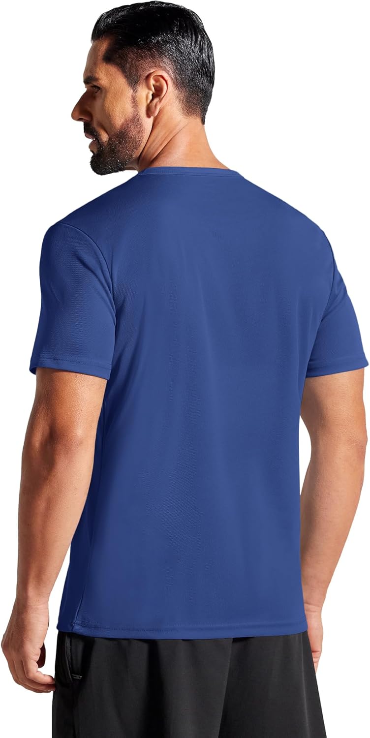 COOFANDY 3 Pack Men's Athletic T-Shirts Short Sleeve - Quick Dry Moisture Wicking Workout Shirts for Running, Gym, Casual - Image 2