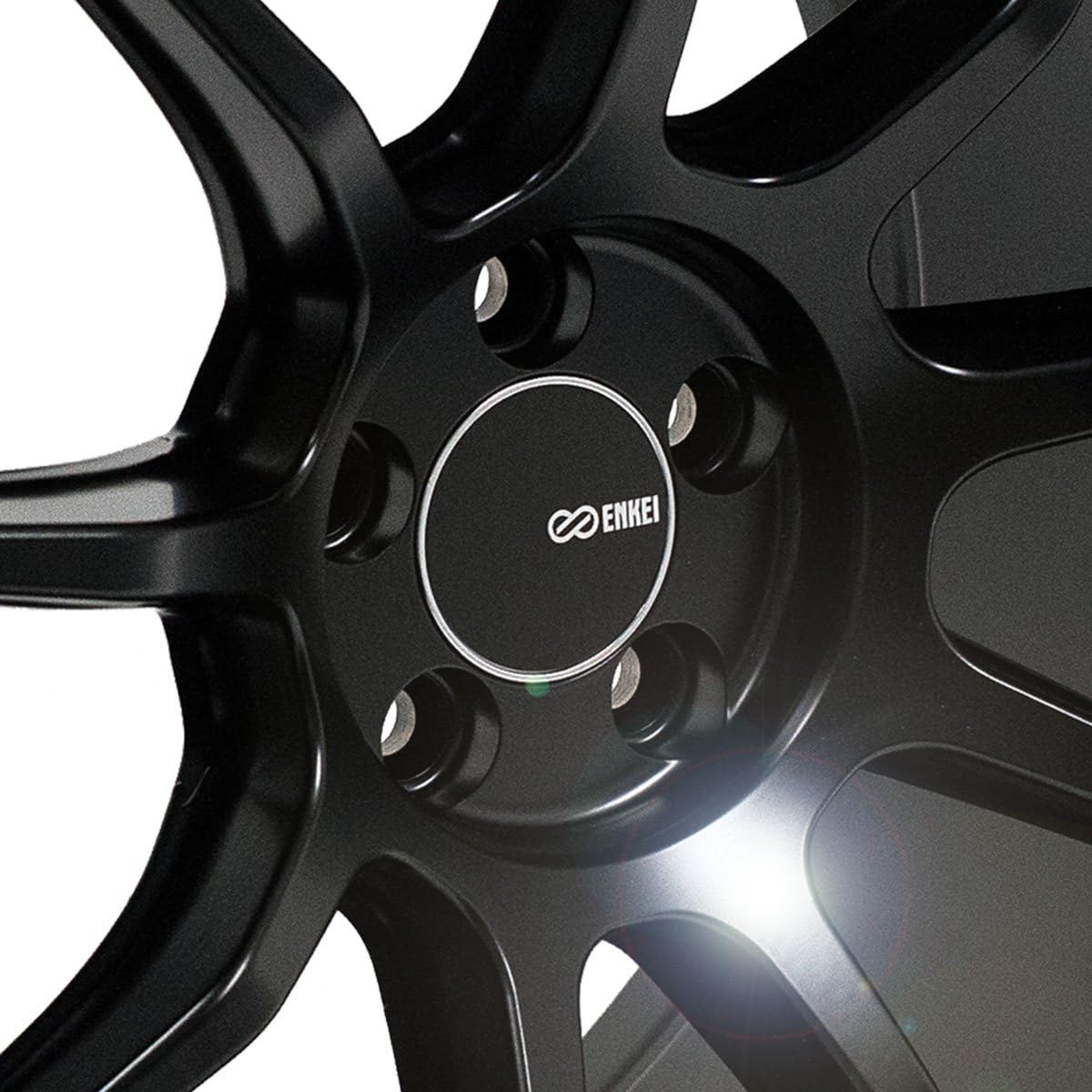 18x8 Enkei TS9 (Matte Black) Wheels/Rims 5x114.3 (492-880-6545BK)