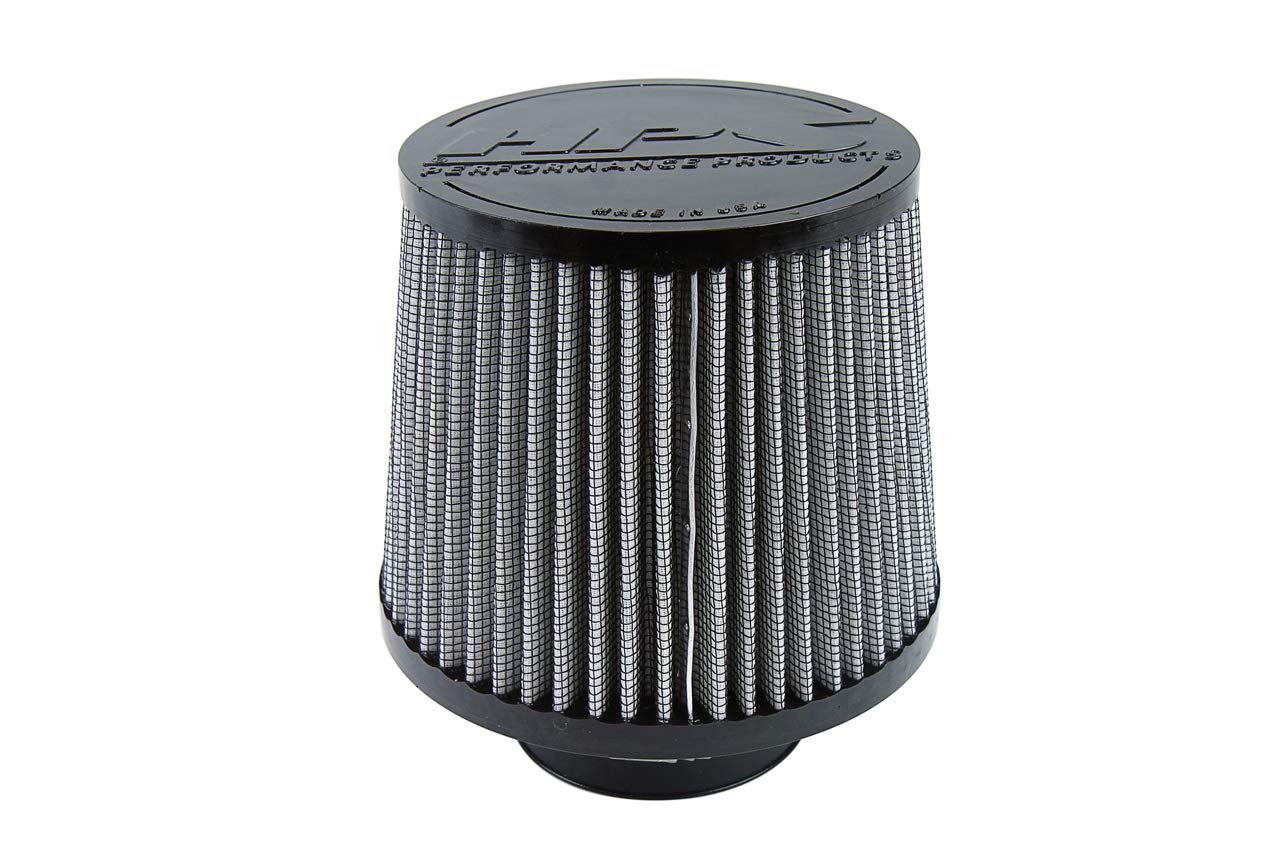 HPS Performance Air Filter 2.75" ID, 6" Element Length, 7.75" Overall Length, Gray, HPS-4275