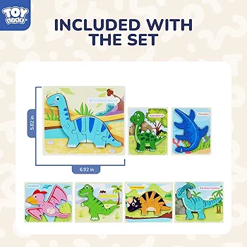 Amazon.com: TOY Life Toddler Puzzles Ages 2-4, Wooden