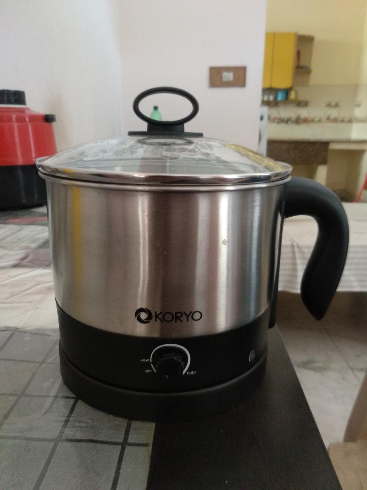 Buy Koryo Multipurpose Stainless Steel Electric Kettle, 1.2 L (Red