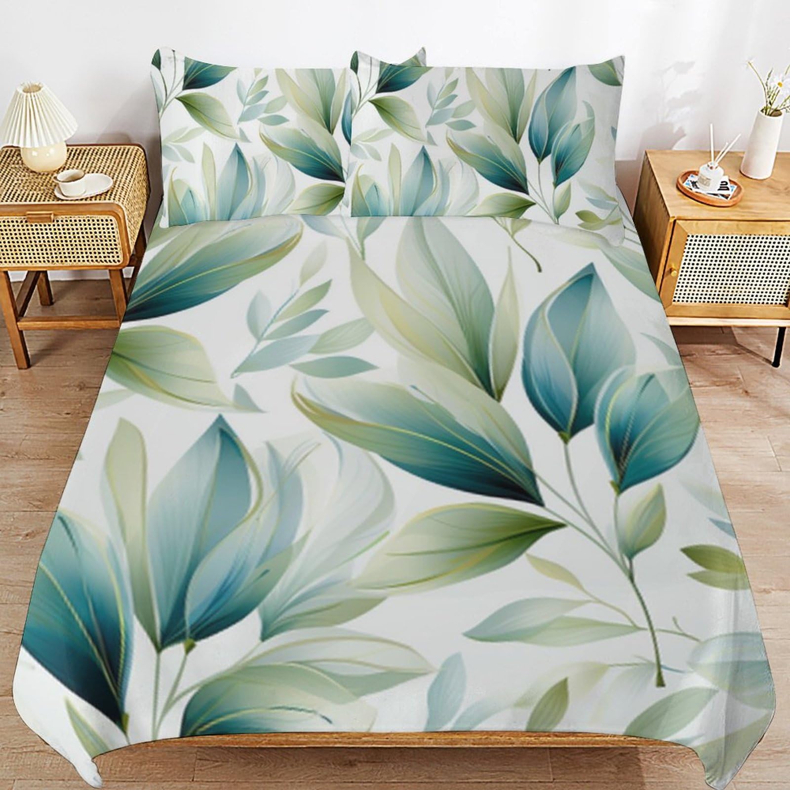 Housse de couette en microfibre avec parure de lit respirante et imprimé animal mignon