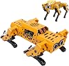 Robot Dog for Python Graphical Programming, AI Smart Robot Dog Kit with 8 Servo Drives, PC App Control Mech Dog Quad Robot Adult Robot