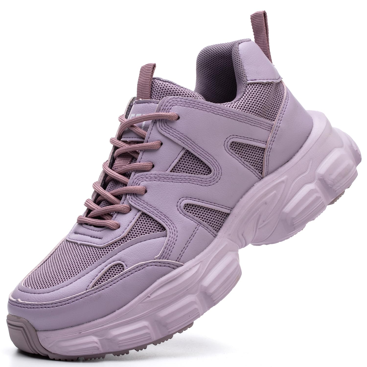 Steel Toe Cap Trainers Safety Shoes for Women Non Slip Puncture Proof Lightweight Work Boots-image-40
