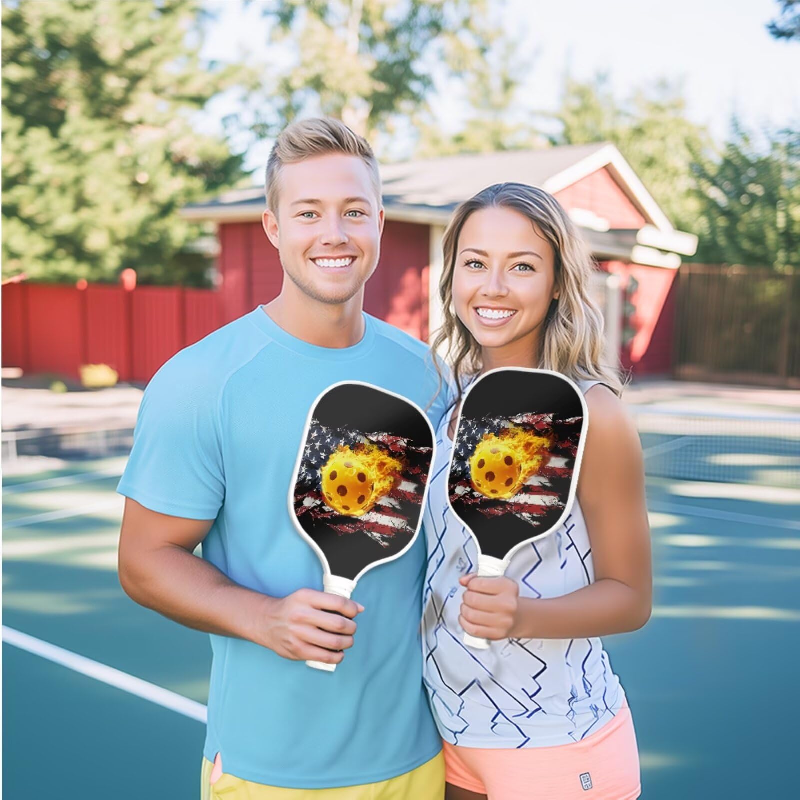 Set di 2 racchette da pickleball, zaino da pickleball, racchette da pickleball, racchette da pickleball, per adulti e adolescenti