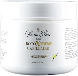 BOTOXTREME capillaire soin masque pour cheveux abimés (vanille) Pot 500 ml
