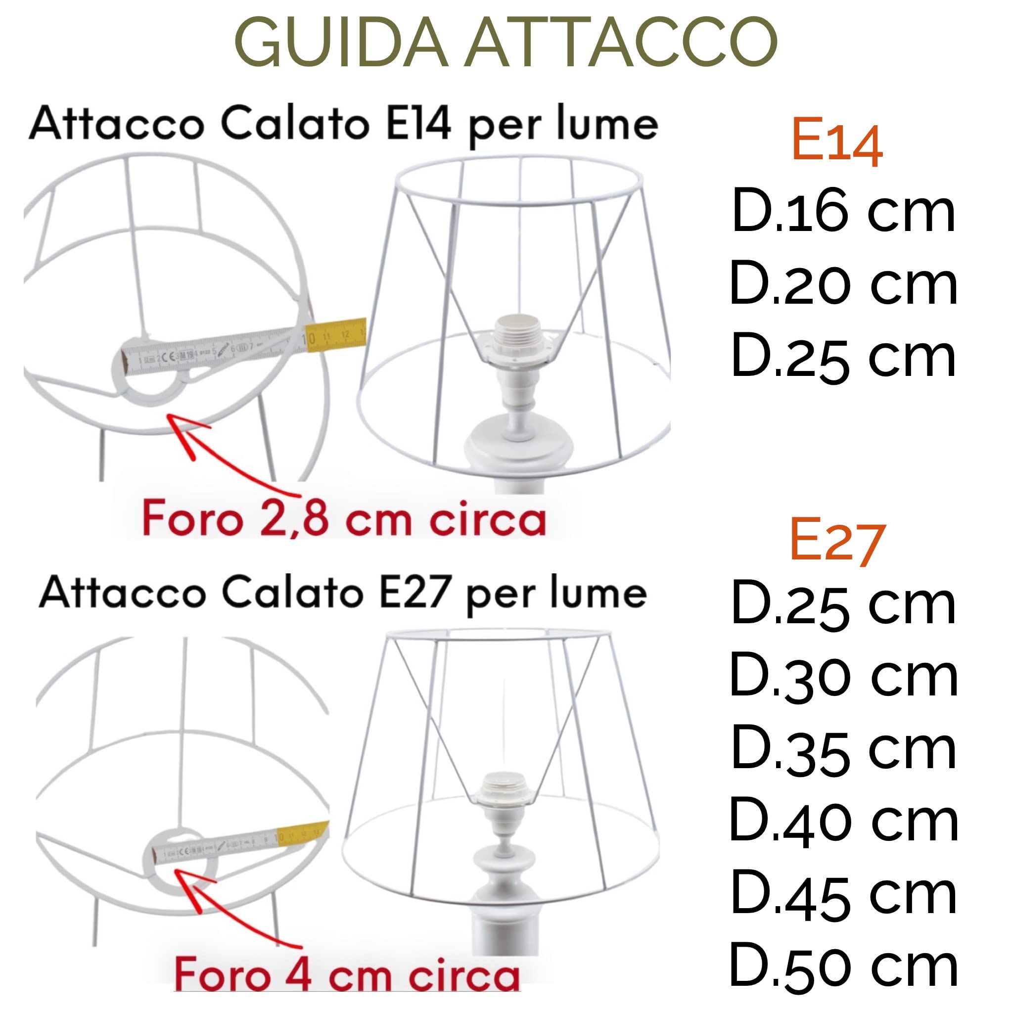 Paralume Impero per lampada in tessuto Plissettato Pongè Avorio - Artigianale, autentico Made in Italy (D.40 x D.Sup.28 H.26 cm (ATTACCO E27))