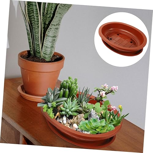 Miniatura 8 de CIMAXIC 1 juego de maceta, maceta de cultivo de plantas, base de maceta, plato de planta, bandeja de drenaje de plantas, macetas decorativas para