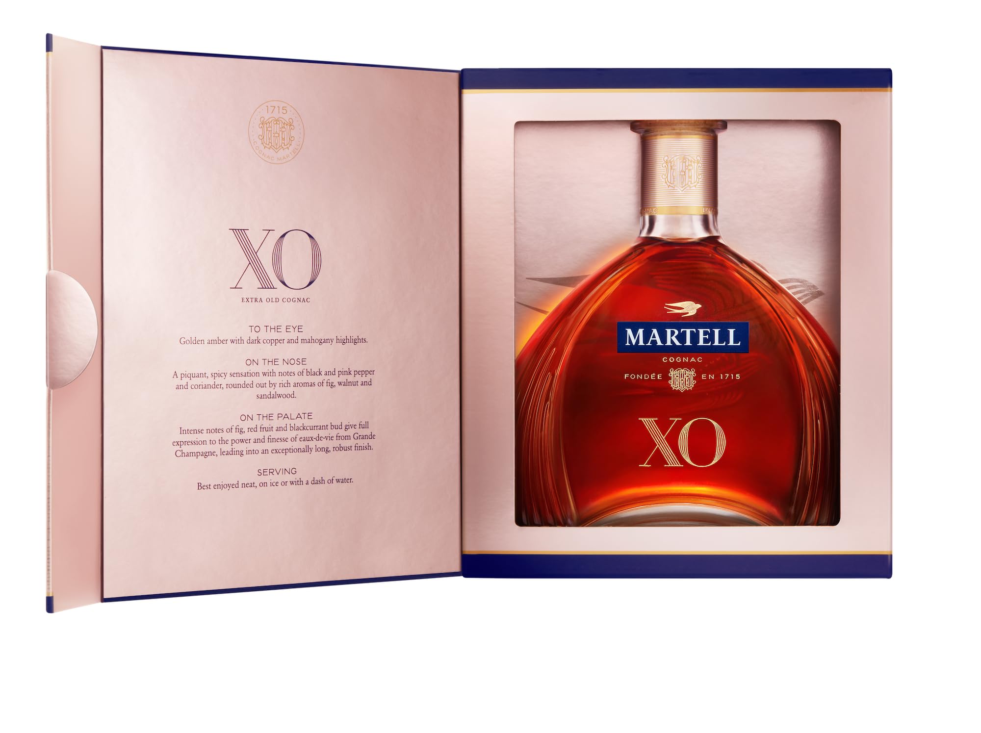 Martell XO Extra Old Cognac 0,7 l – Fruchtiger Cognac als Geschenk