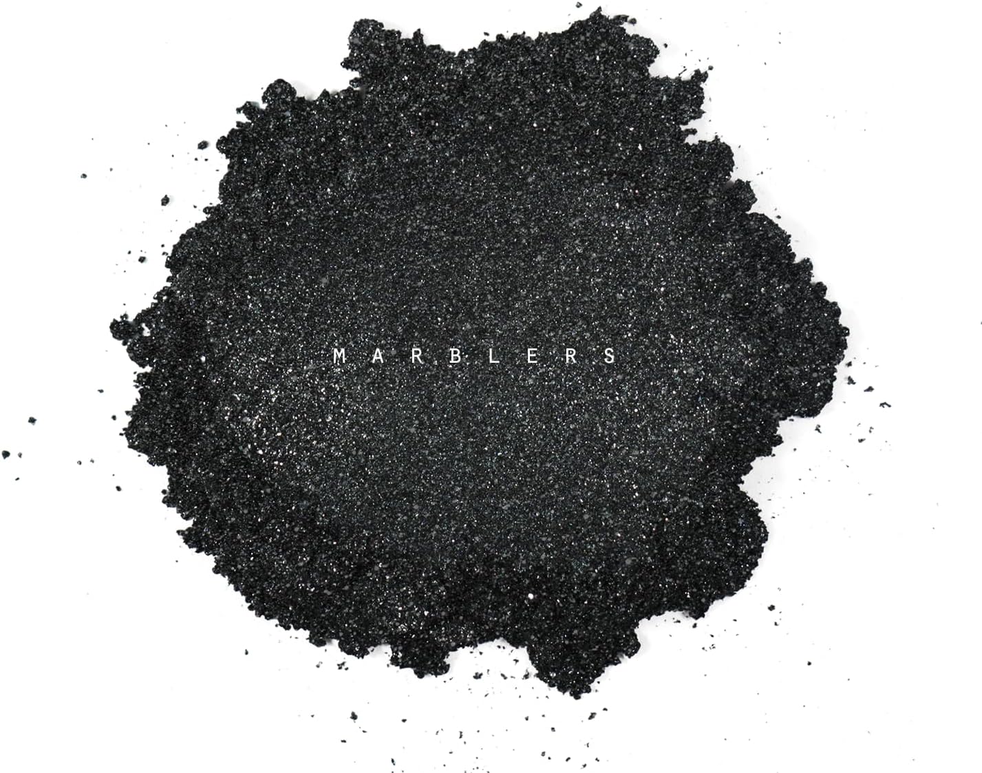 MARBLERS Black Mica Powder [Black Pearl] 1oz (28g) | Cosmetic Grade | Epoxy Resin Pigment | Dye | Non-Toxic, Vegan, Cruelty-Free | Lip Gloss, Nails, Body Butter | Bath Bomb, Candle & Soap Making - Image 2