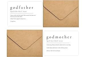 Godparents Proposal Cards - Meaningful Way to Ask Will You Be Our Godmother and Godfather