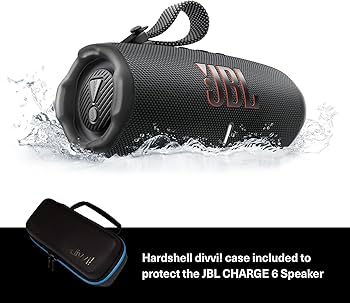 Amazon.com: JBL Charge 6 (Black) + Bundle with divvi! Protective