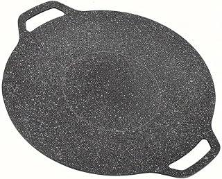 SEDLAV Double-Handled Cast Iron Roti Tawa and Griddle Pan: Versatile Round Grilling for Dosa, Tortillas, Pancakes, and Meats