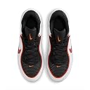 Nike Mens Precision 8 Low Black/Picante Red-White Basketball Shoes UK 9 gallery image