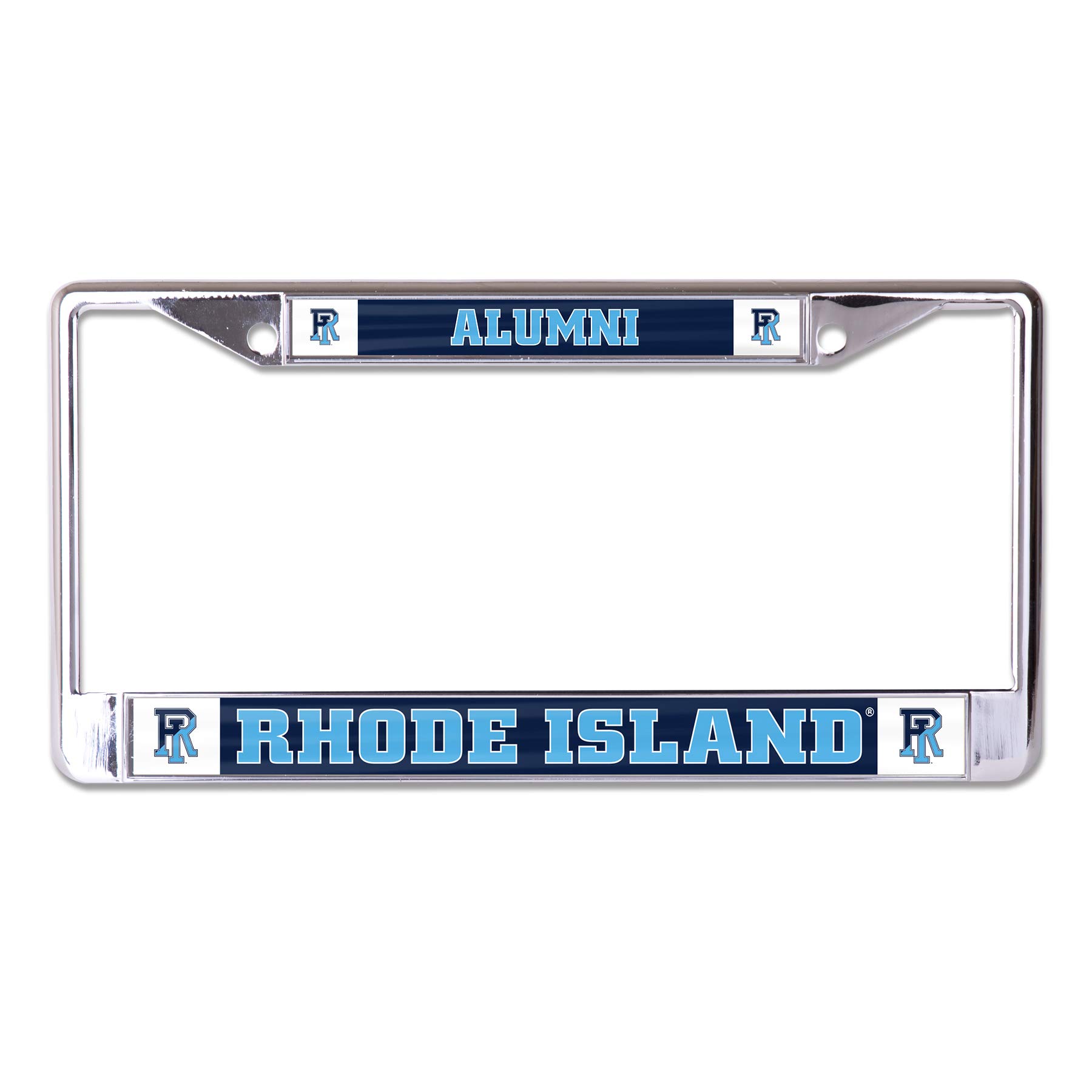 WinCraft University of Rhode Island Alumni Glossy Print Chrome License Plate Frame