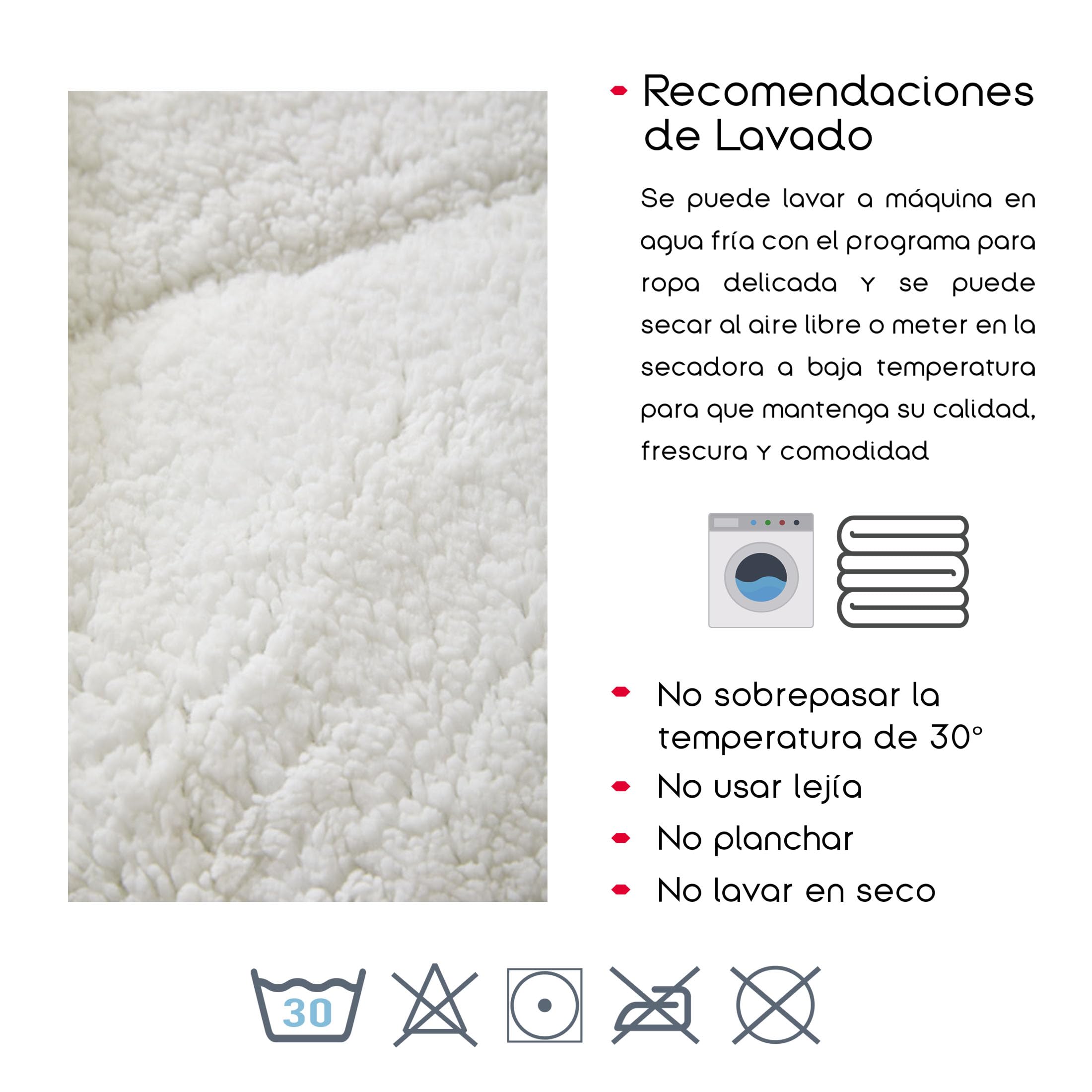 TIENDA EURASIA – Edredón Nórdico con Borreguito | Estampado Moderno | 100% Poliéster | Transpirable | Nordicos con Borreguito | Camas 90/105, 135/150 y 150/180 (Gris y Blanco, Cama 90/105 1 Funda)