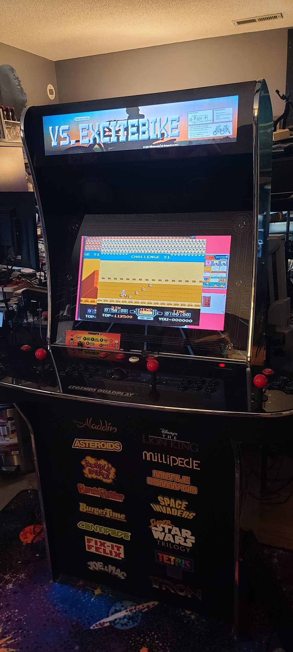 67/mo Finance Legends Ultimate Arcade, Full Size Game Machine, Home