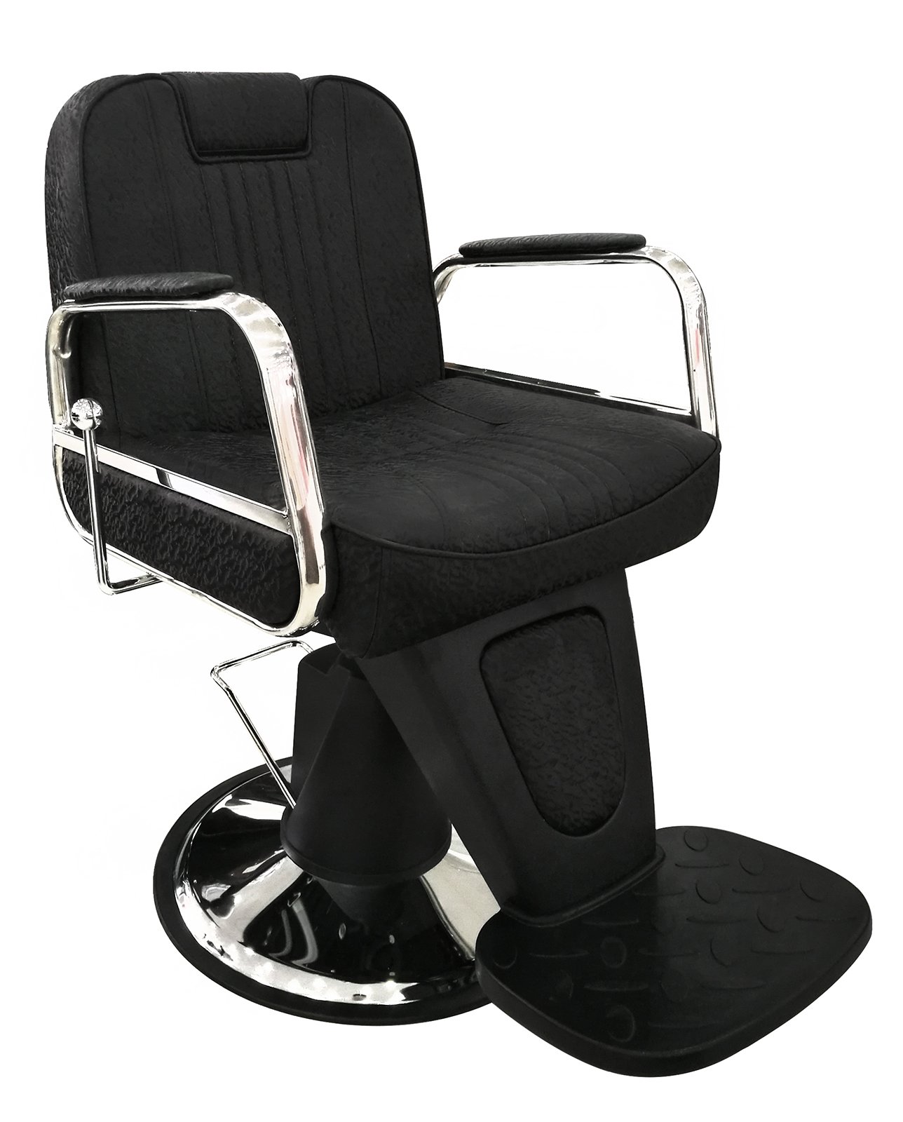 ón Profesional de Peluquería Barbero MasSillaje Tattoo, 360º Giratoria con Base Fijo y Apoyapies, Sillón Ajustable Altura Regulable, Asiento Suave y Material Cómodo para Peluquería