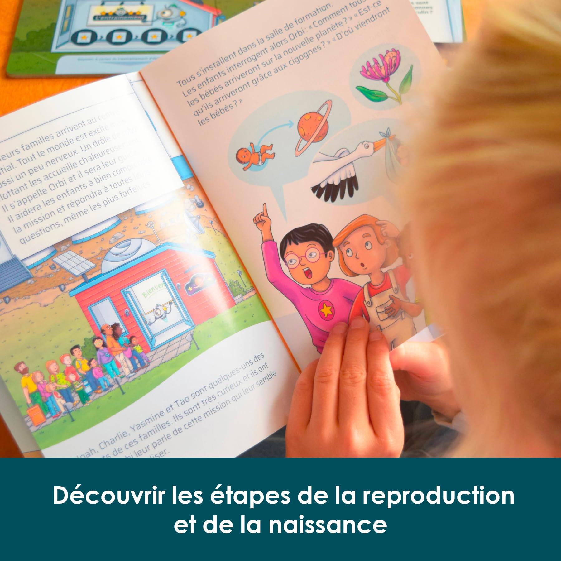Placote – Houston, Comment on Fait Les bébés – Jeu éducatif – Jeu d’Apprentissage pour Comprendre la Reproduction, la Grossesse et la Naissance – Jeu coopératif pour Les Enfants de 4½ Ans à 10 Ans