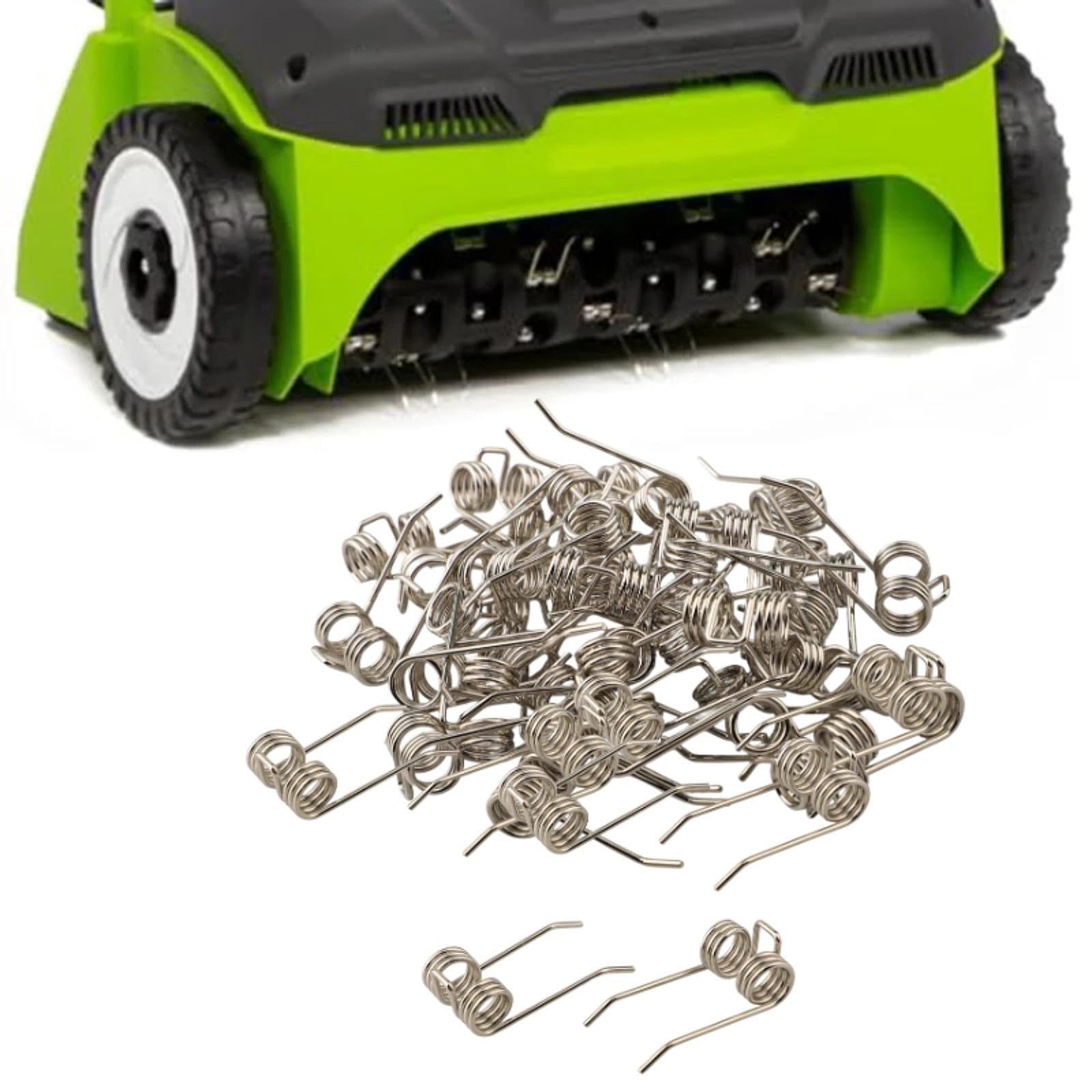 Vertikutiererzinken, Zubehör für Rasentraktoren, Anbaugeräte, Einfache Montage für Kabelgebundene Vertikutierer 27022 Und 2500600G, 54pcs