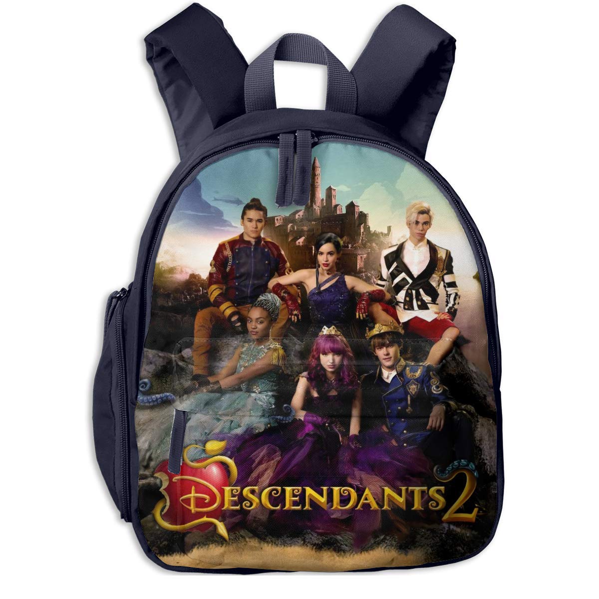 Whecom Descendants 2 Cute Print School Backpack Boy and Girl Backpack