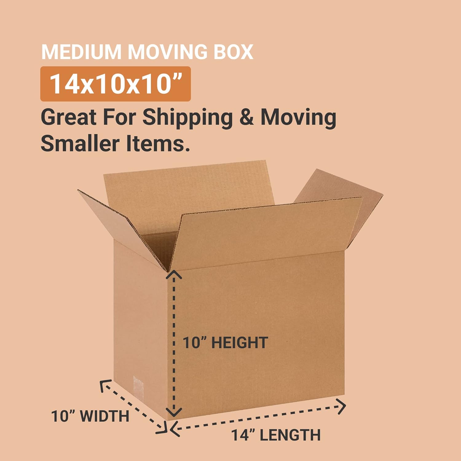 Aviditi MD363636SK Cajas De Cartón Corrugado De Profundidad Múltiple, 36 Pulgadas De