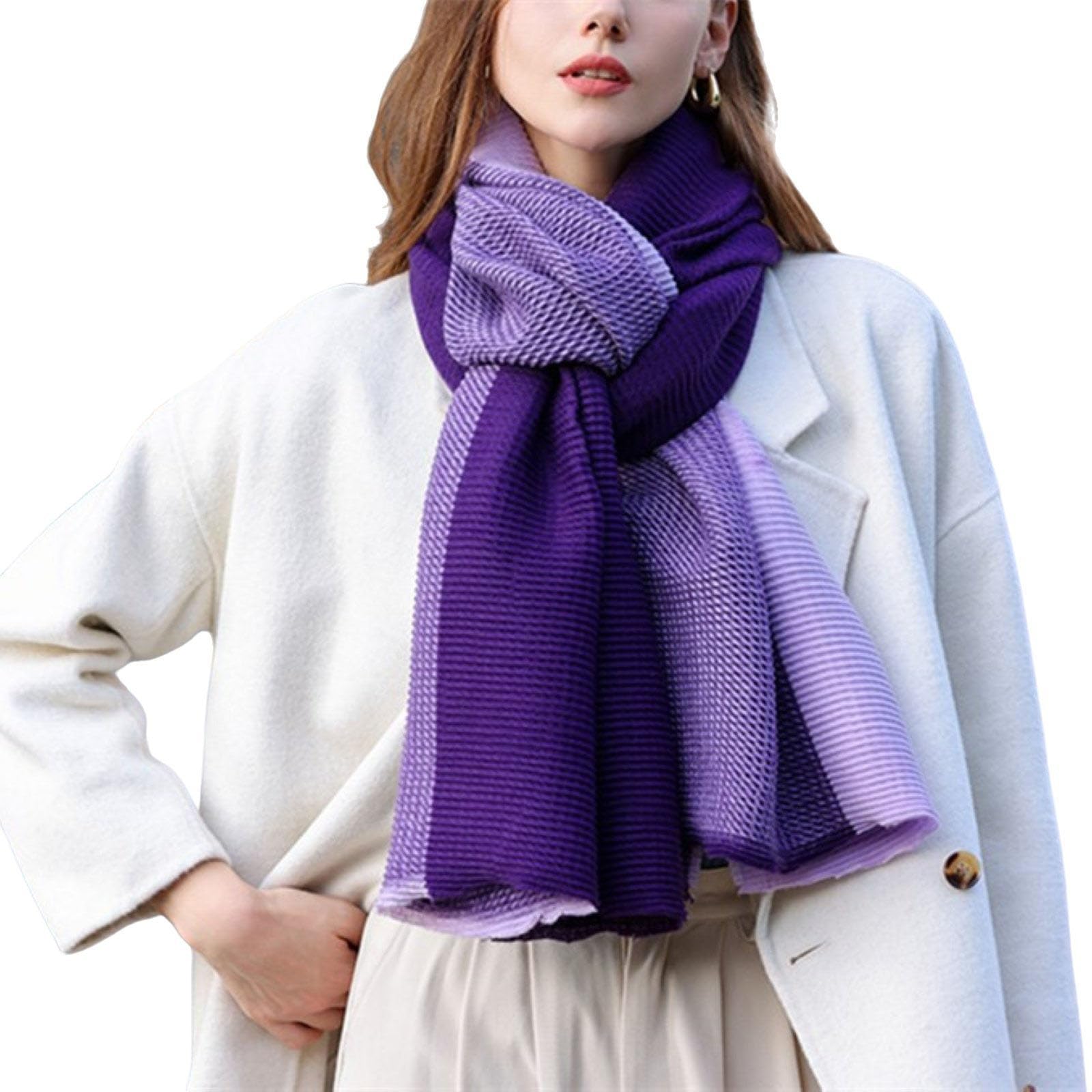 Sciarpa Alla Moda Da Donna, Scialli Lunghi in Cashmere, Super Morbidi, Lavorati A Maglia, Per Ufficio E Matrimonio