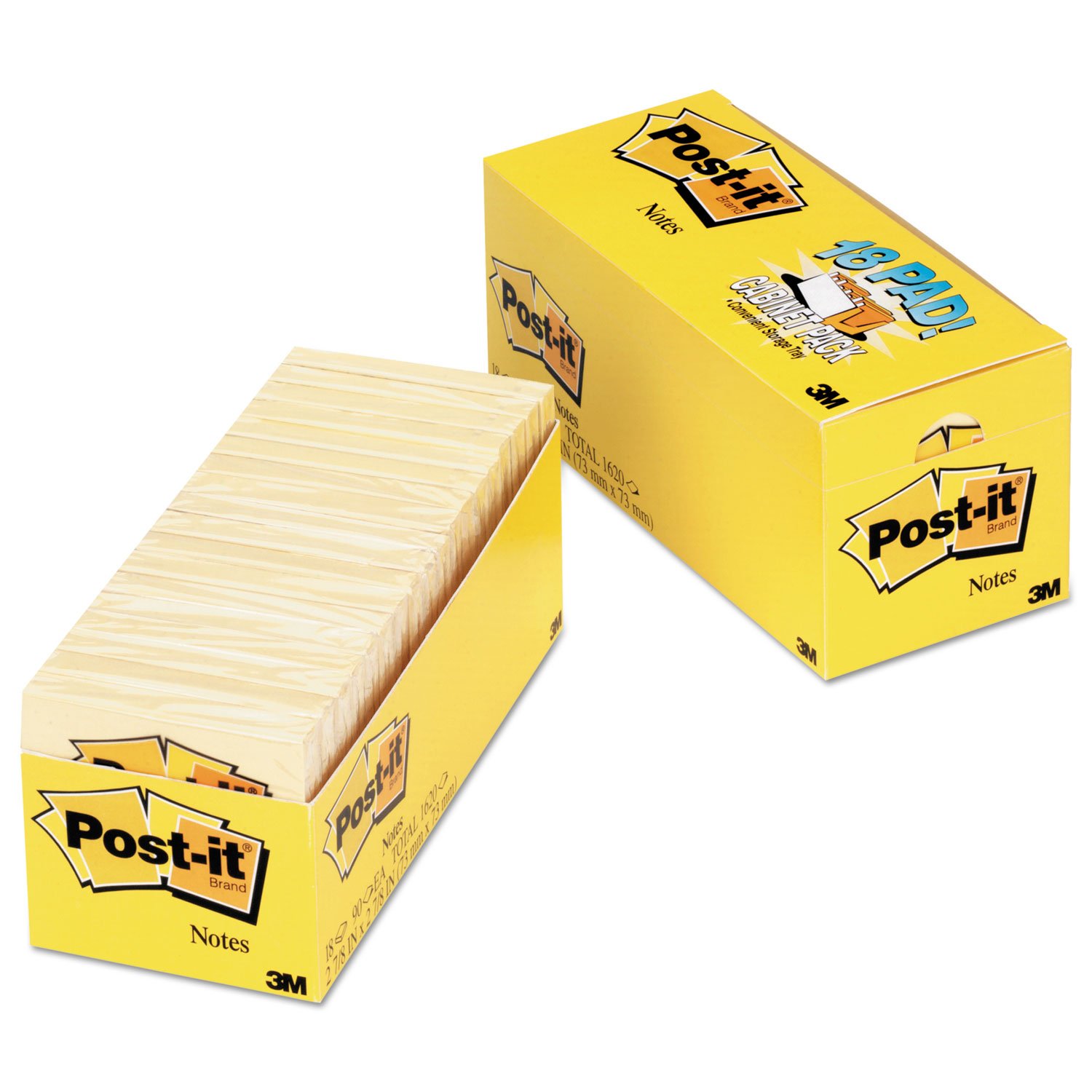 MMM65418CP - Post-it Cabinet Pack, Foglietti