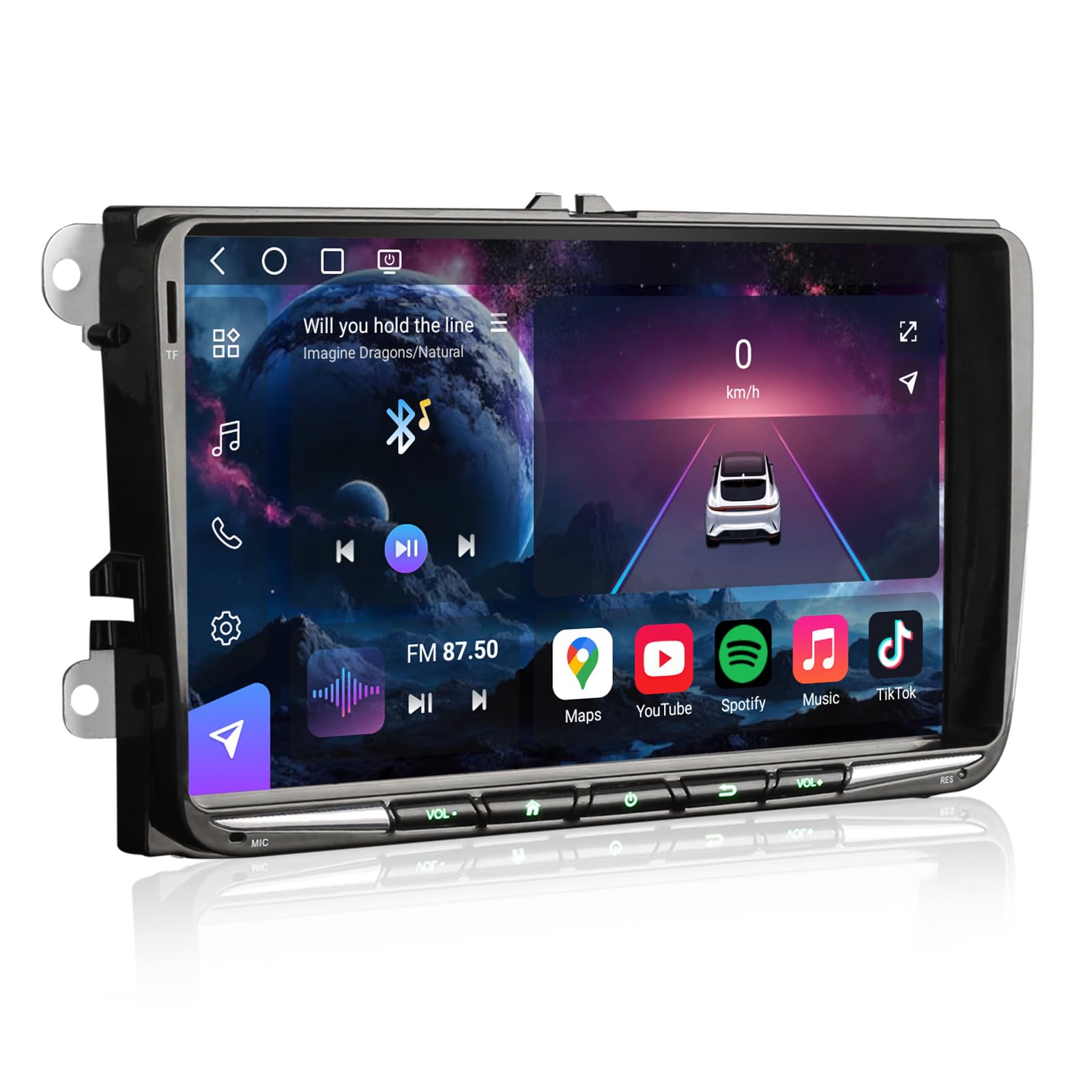 Erisin 9" Android 16 VW Golf 6 Golf 5 Passat Touran T5 Autoradio Bluetooth