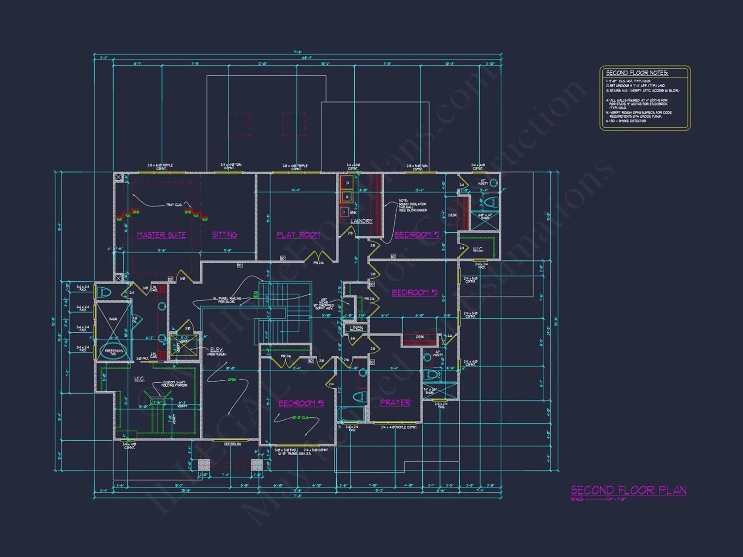 18-1151 HOUSE PLAN - Luxury Modern House Plan with CAD Floor Plans & Designs