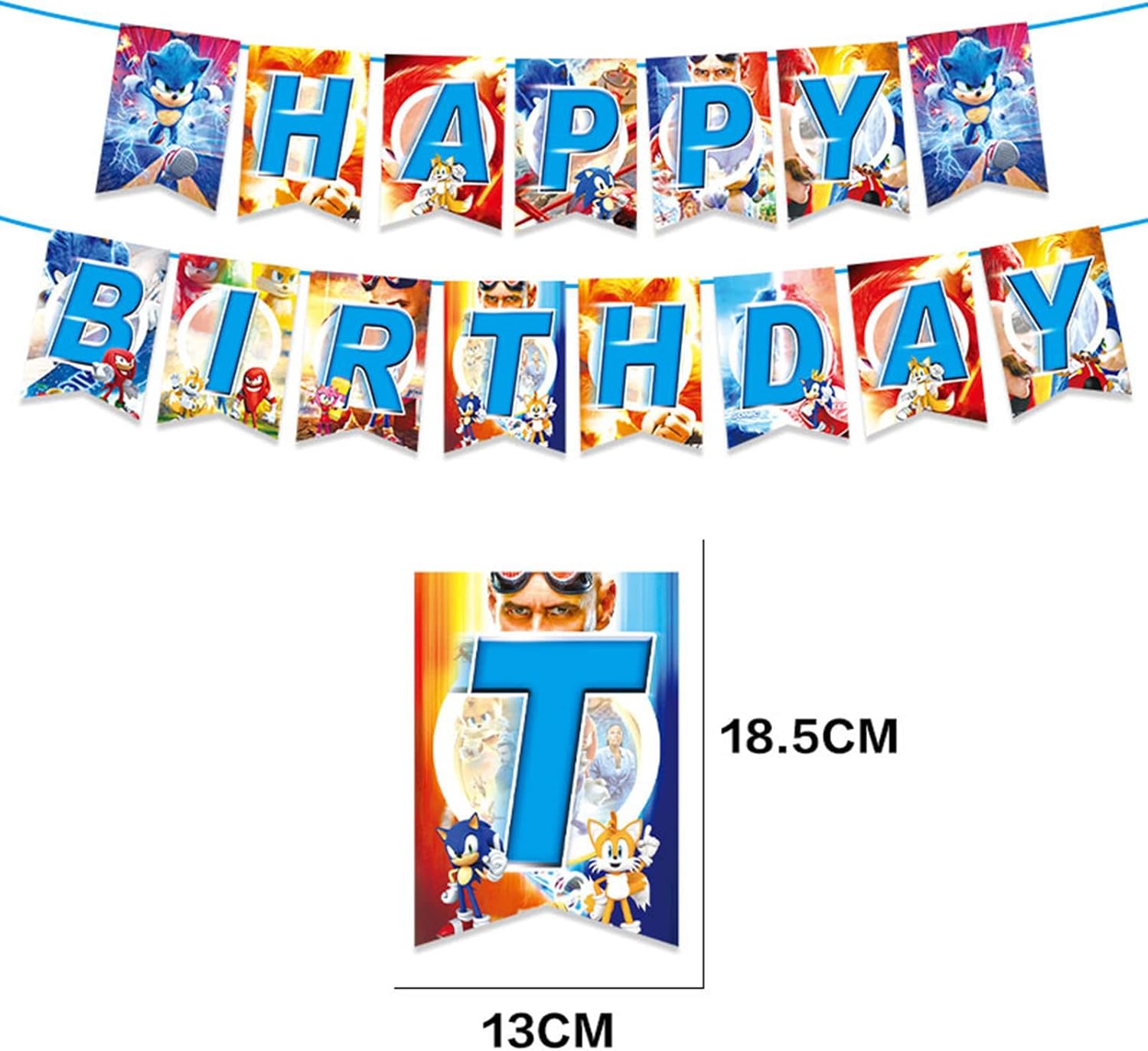 Buy 66 blue hedgehog birthday party decorations, hedgehog party kit supplies include happy