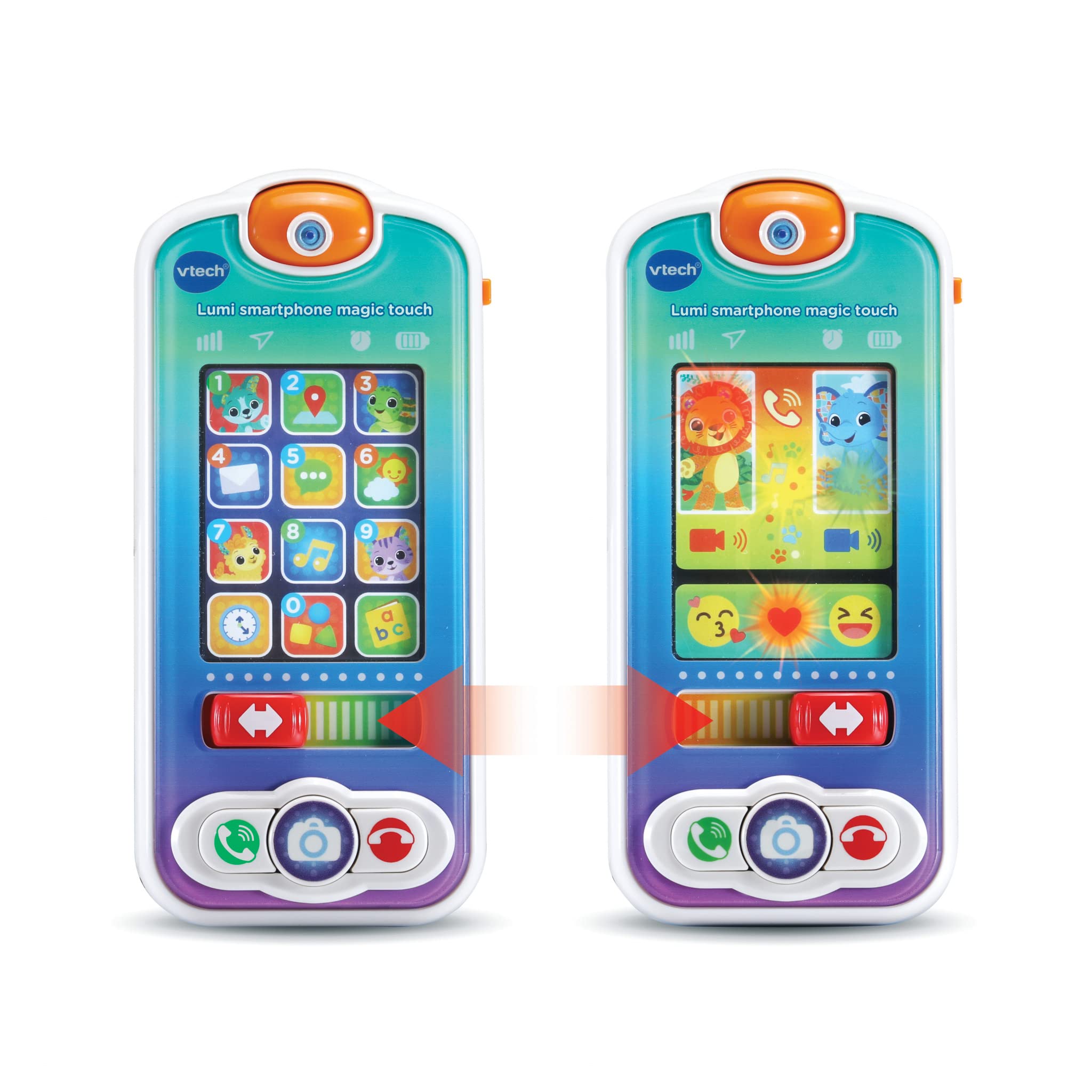 VTech - Lumi Smartphone Magic Touch – Giocattolo Telefono Bambino / 1-3 Anni - Versione IT