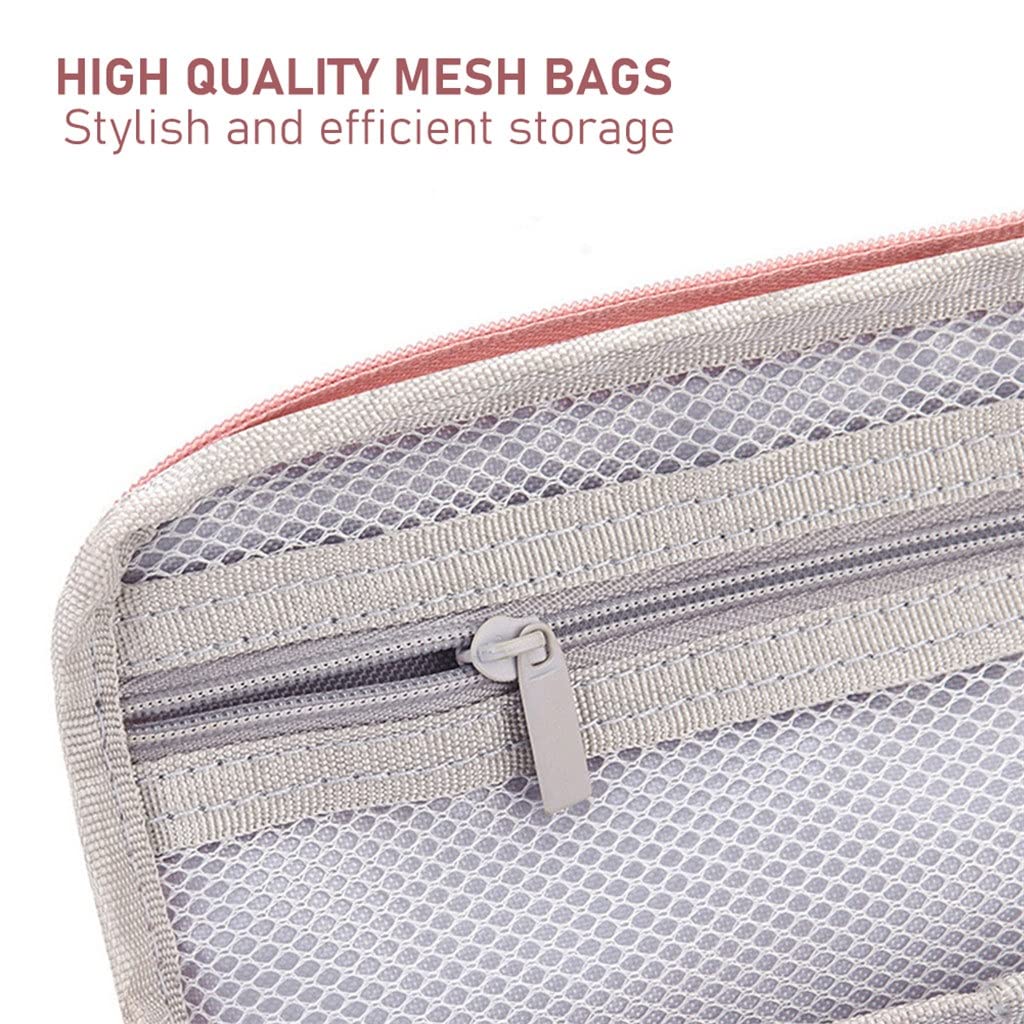 Útiles Escolares: Estuche para lápices de Gran Capacidad y Soporte de Tela Plegable de Dos Capas Almacenamiento Duradero de papelería - Estuche para lápices como Muestra la Imagen
