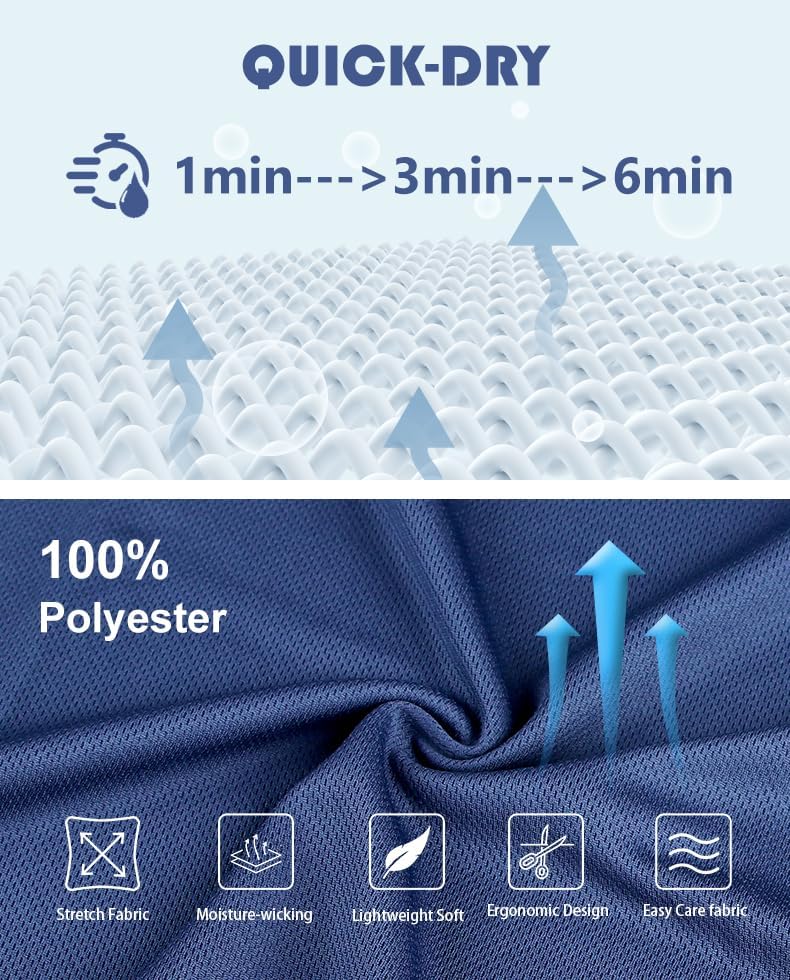 Men's Workout Shorts Gym Running Training Athletic Short Quick Dry Outdoor Shorts - Image 5